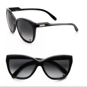 Chloe Cat Eye Sunglasses with gold star in lens